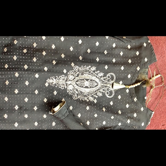 Chiffon Pakistan Indian Salwar Kameez - Picture 5 of 7